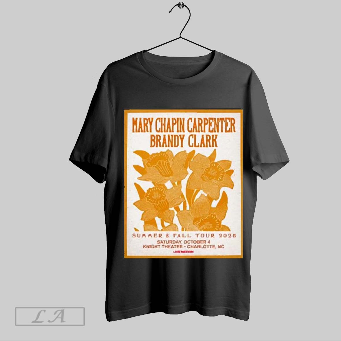 Top Mary Chapin Carpenter Brandy Clark Summer And Fall Tour 2025 Saturday October 4 Knight Theater Charlotte Nc Shirt