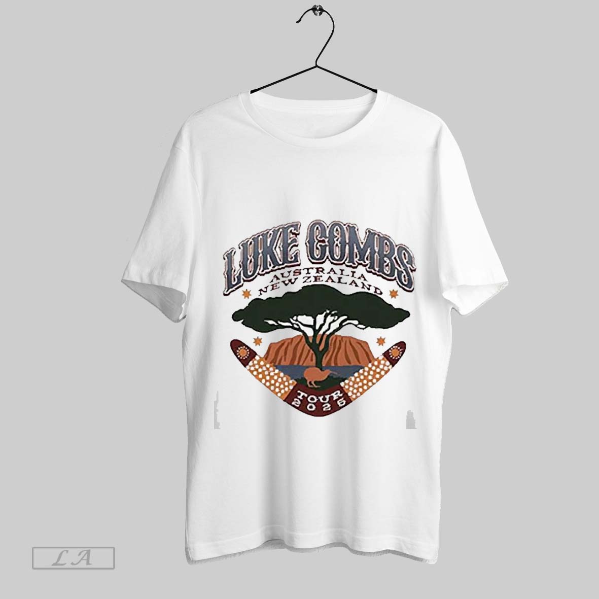 Top Luke Combs Australia And Zealand Tour 2025 Tour 2025 Boomeran Shirt