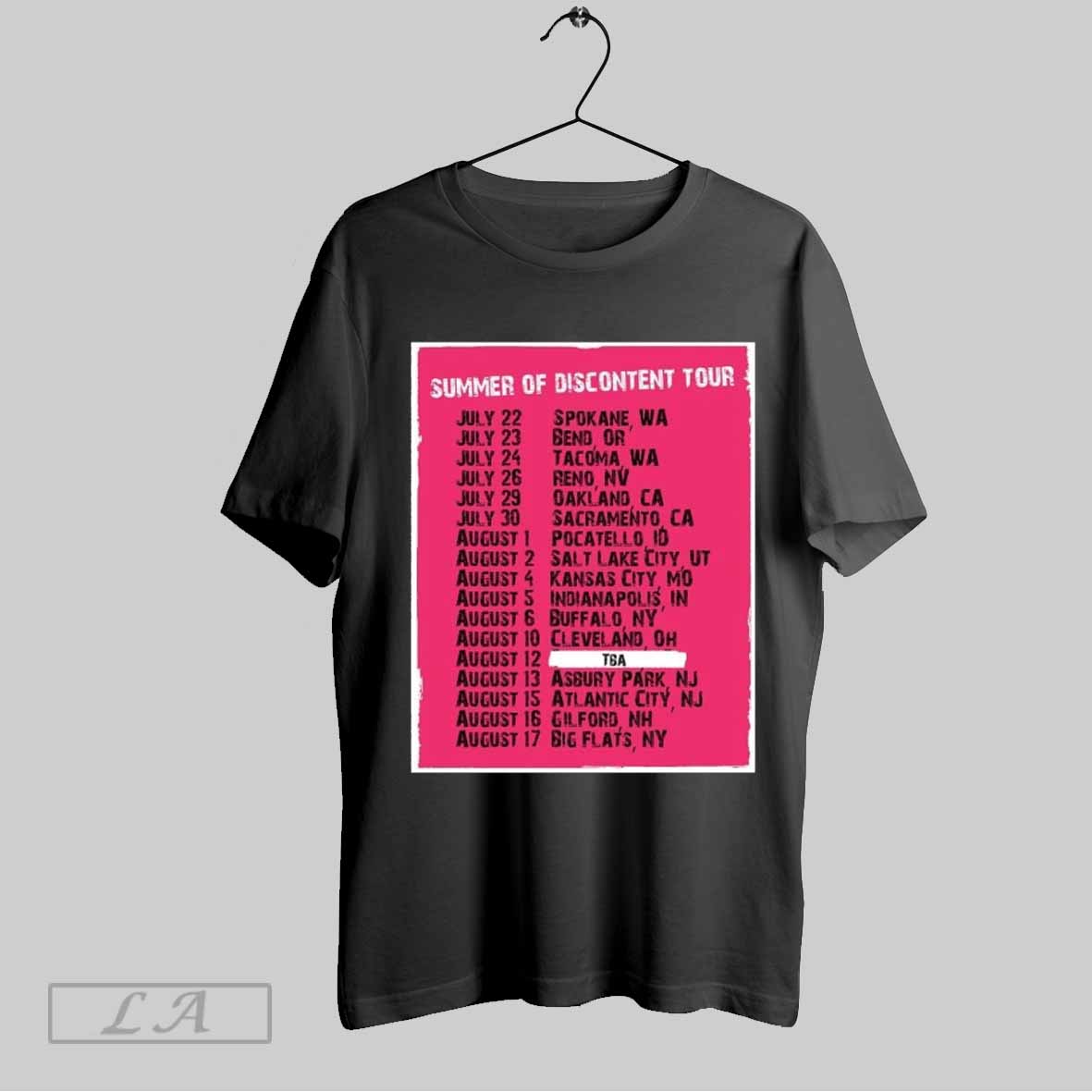 Top Bad Religion 2025 Summer Of Discontent Tour Dates Shirt