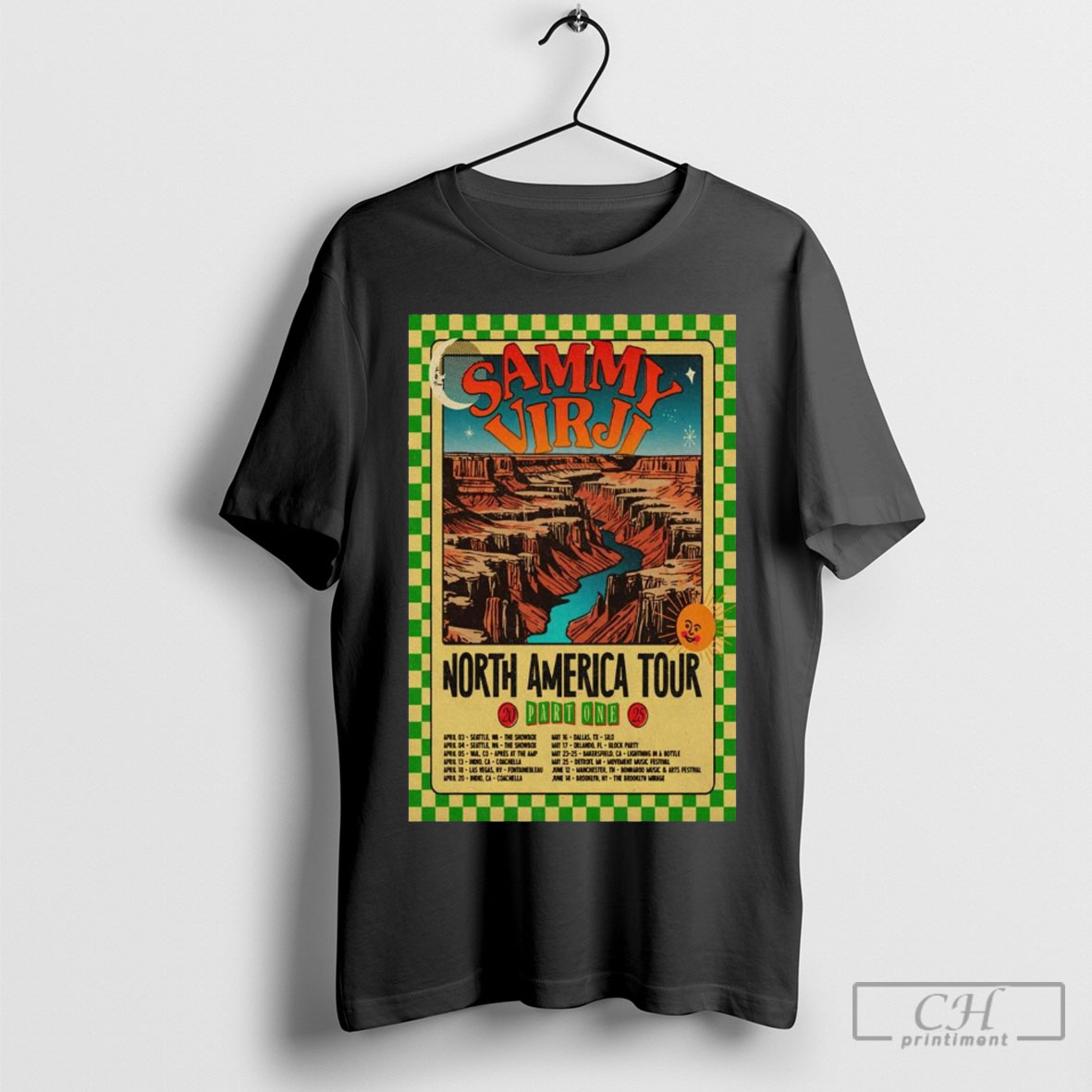 Sammy Virji North America Tour 2025 Part One April 3 Seattle April 4 Seattle Shirt Poster Ornaments