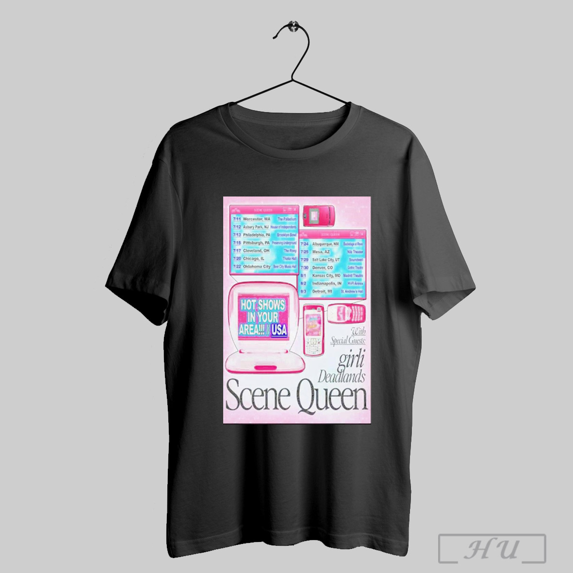 Scene Queen Shows In Your Area Tour 2025 Poster Shirt