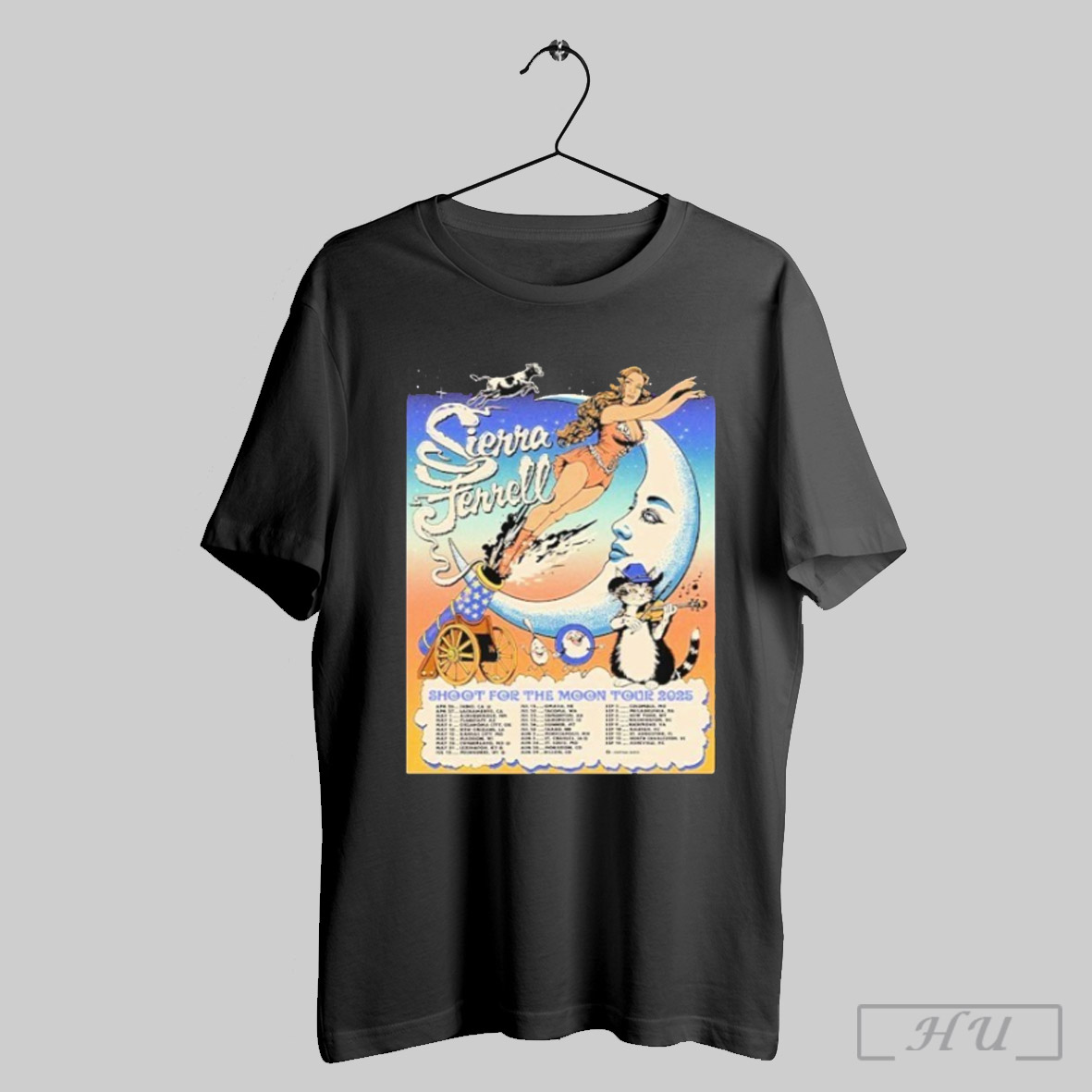 Sierra Ferrell Shoot For The Moon Tour 2025 North America Tour Dates Shirt