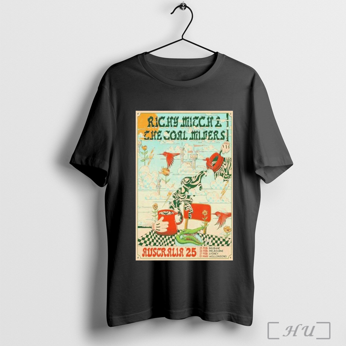 Richy Mitch The Coal Miners Tour Australia 2025 Poster Shirt