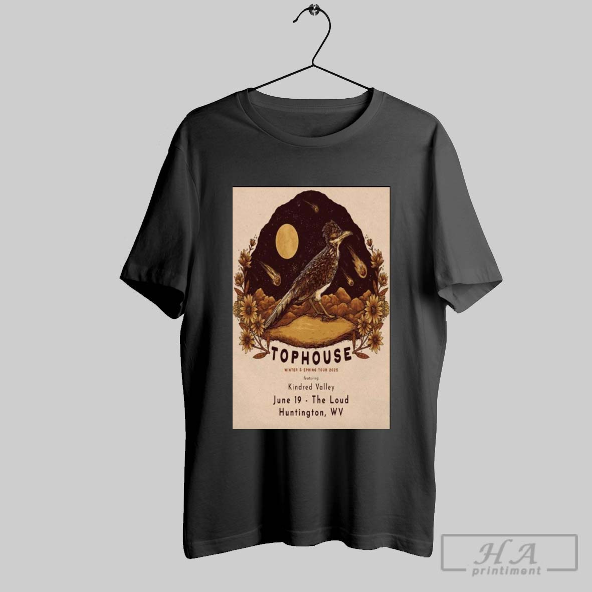Poster Tophouse June 19 2025 The Loud Huntington Wv Kindred Valley Winter And Spring Tour Shirt