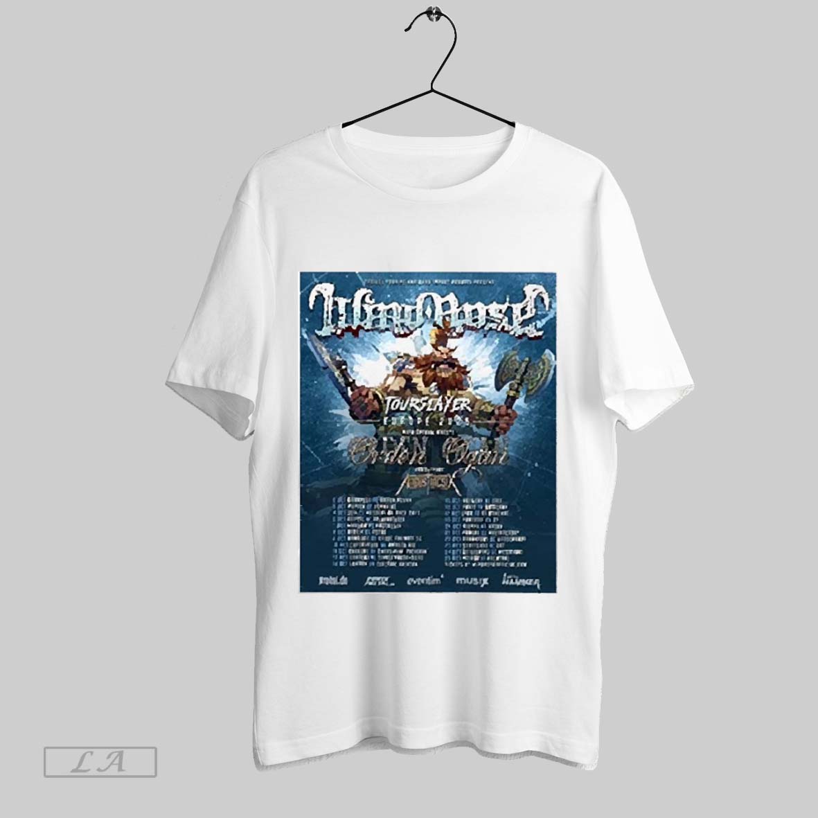 Original Wind Rose Band Tourslayer Europe 2025 Dates List Two Sides Print Shirt Hoodie Shirt