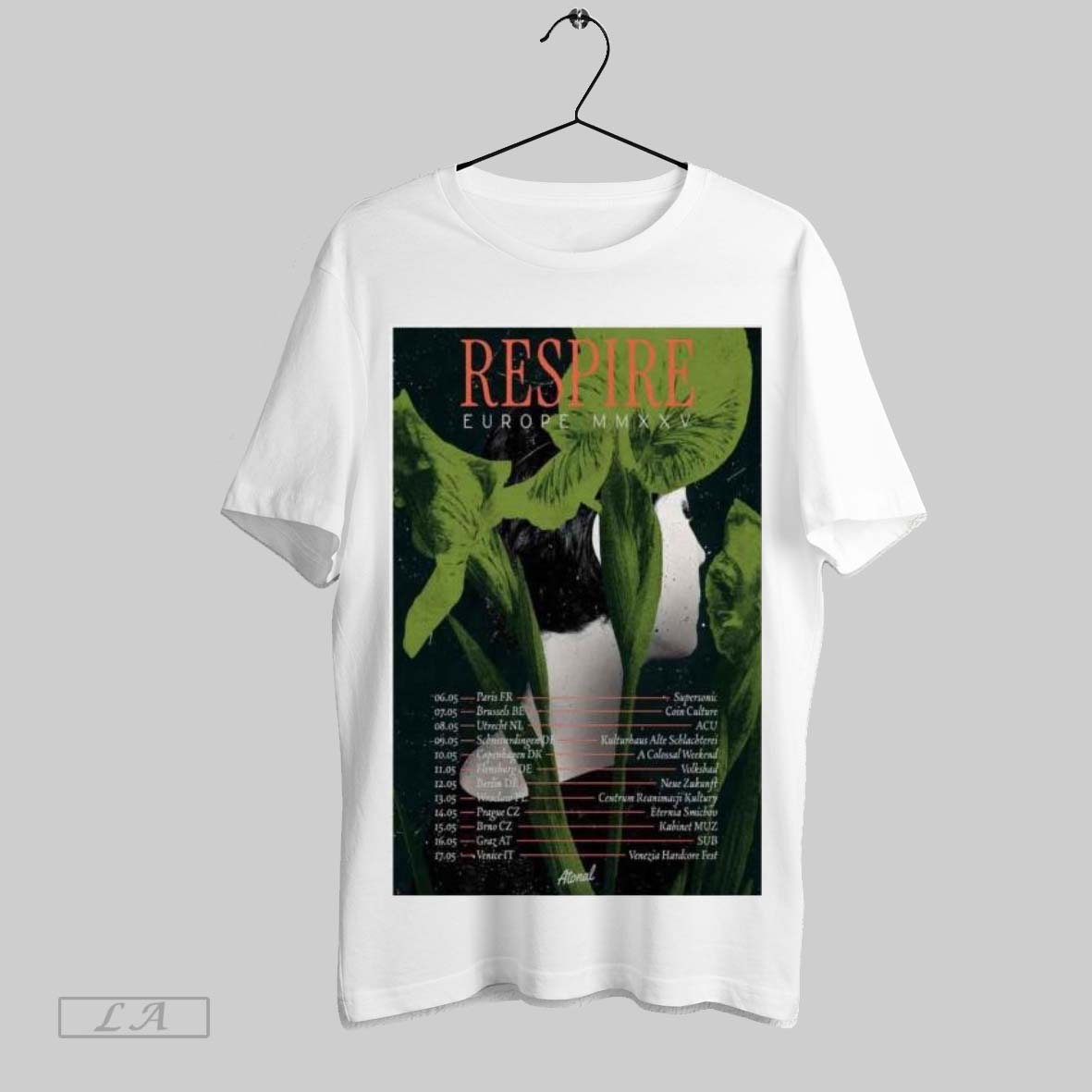 Original Respire Europe Tour 2025 Poster Shirt