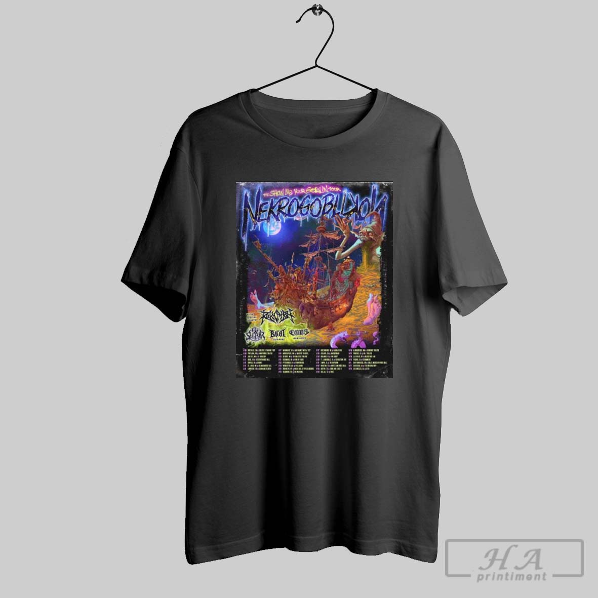 Original Nekrogoblikon The Show Me Your Goblin Tour 2025 Poster Shirt
