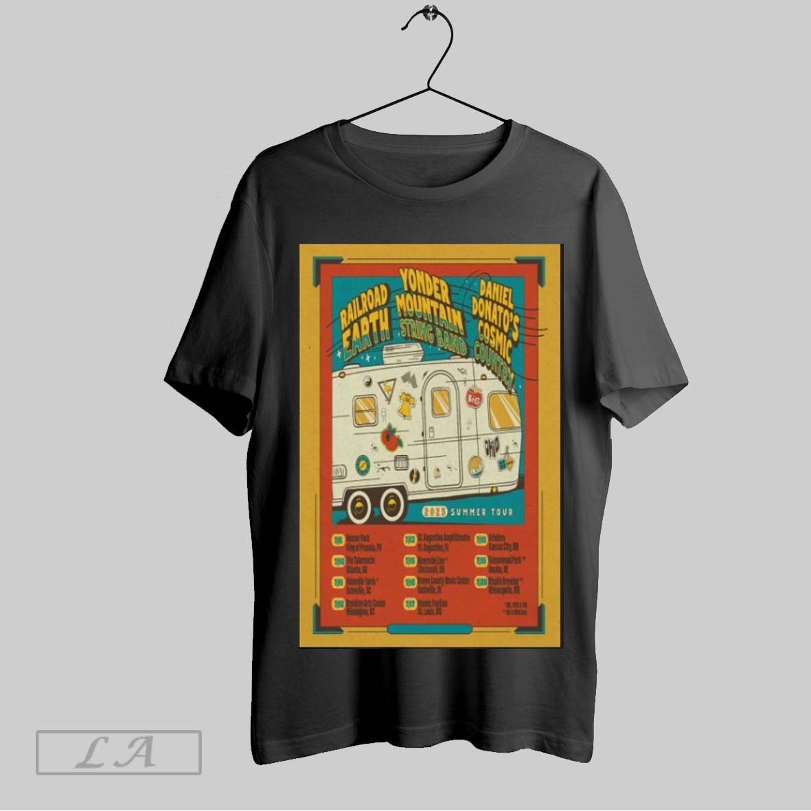 Original Railroad Earth Summer Tour 2025 Poster Shirt Hoodie Shirt