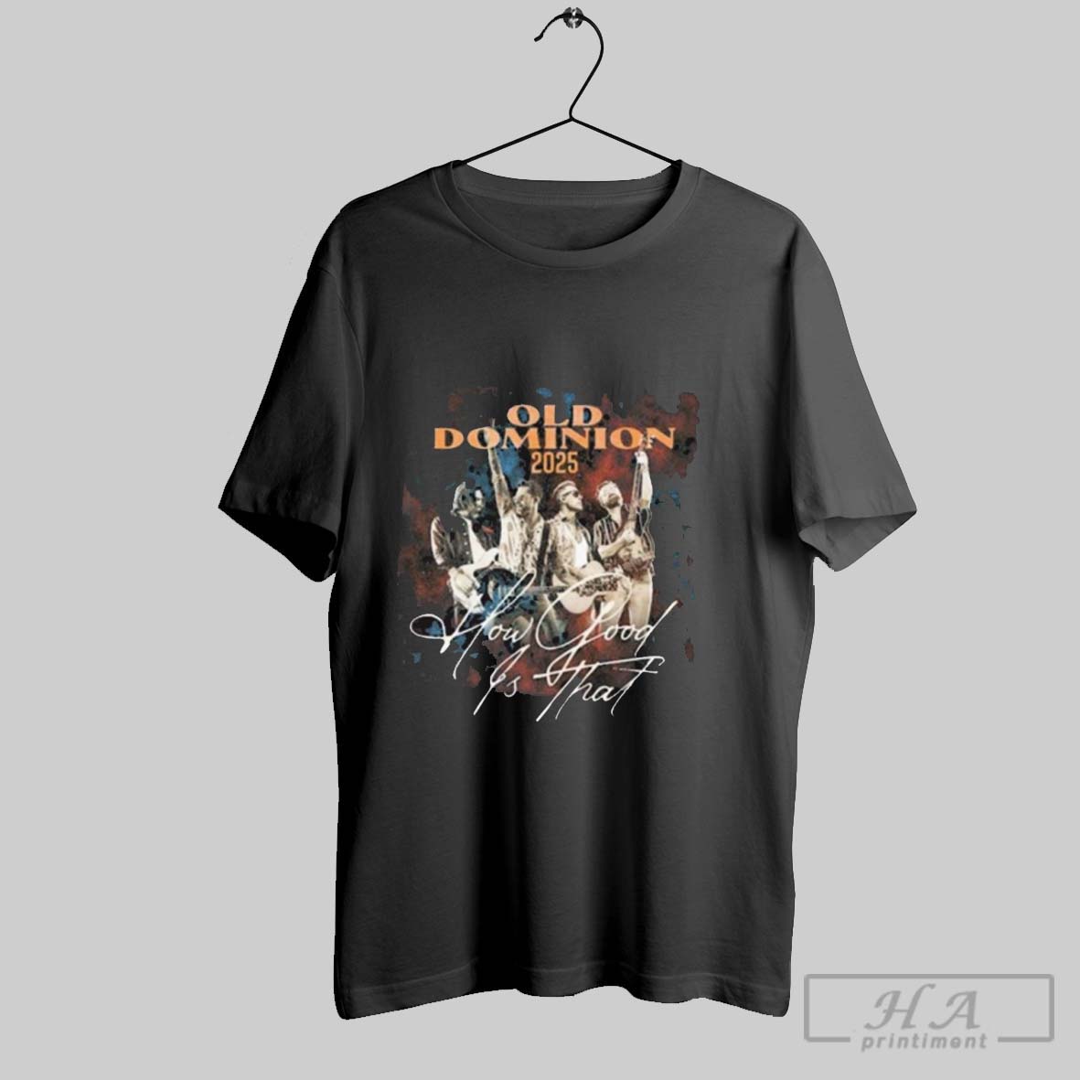 Old Dominion 2025 How Good Is That World Tour Vintage Shirt