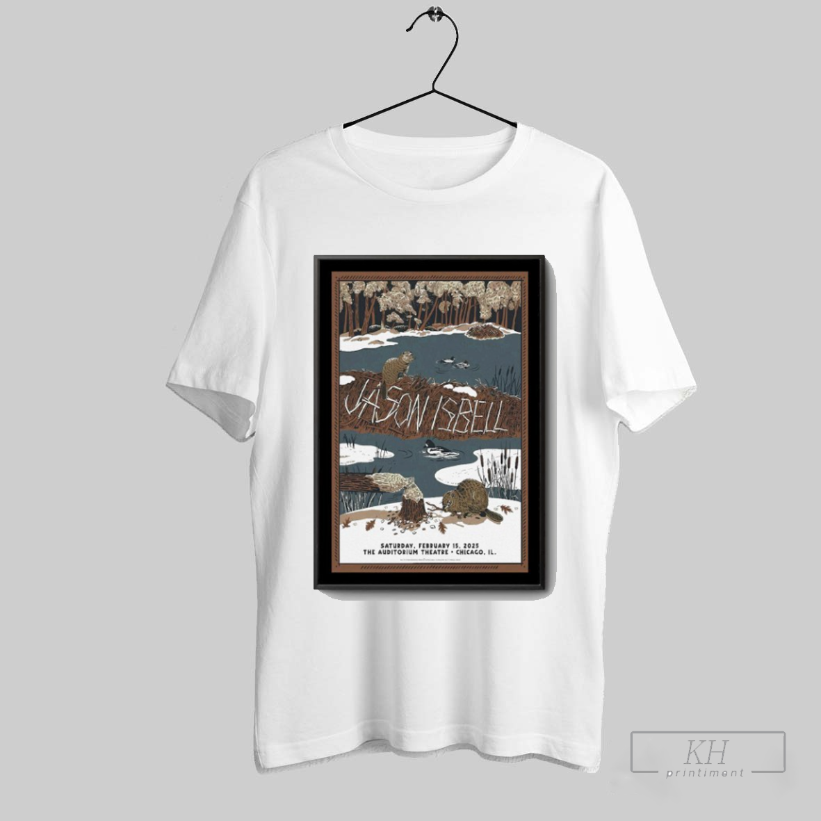 Official Tour 2025 Jason Isbell And The 400 Unit Chicago Il Poster Shirt Shirt