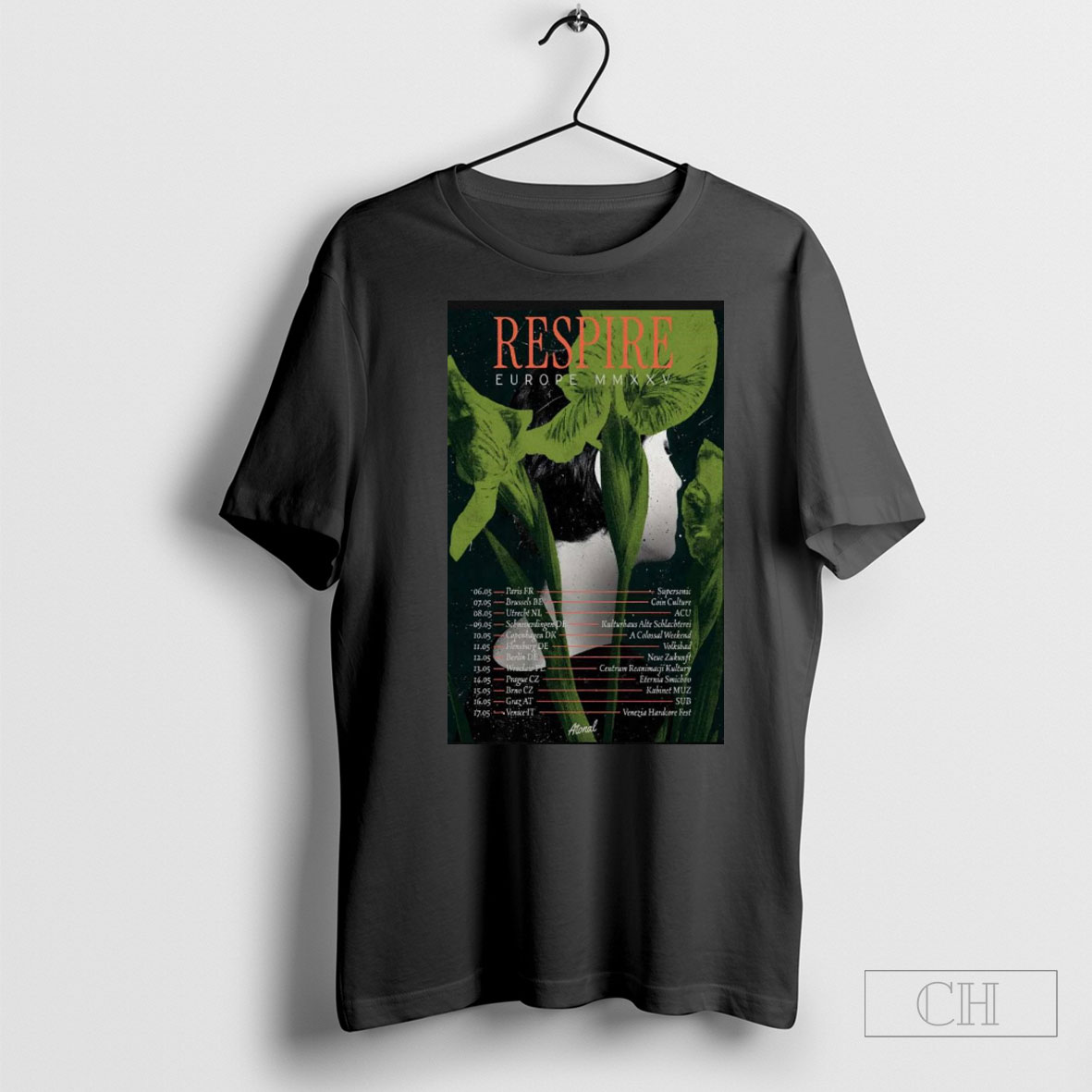 Official Respire Europe Tour 2025 Poster Shirt