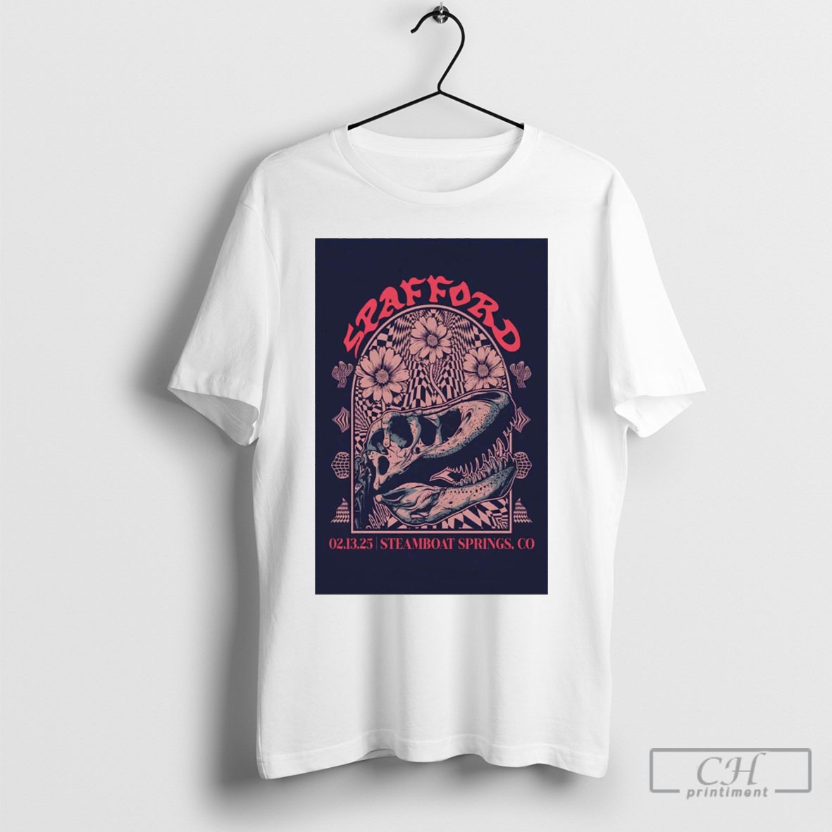 Official Poster Tour 2025 Spafford Steamboat Springs Co 02 13 25 Shirt