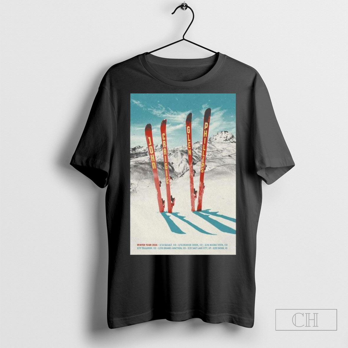 Official John Craigie Winter Tour 2025 Poster Shirt
