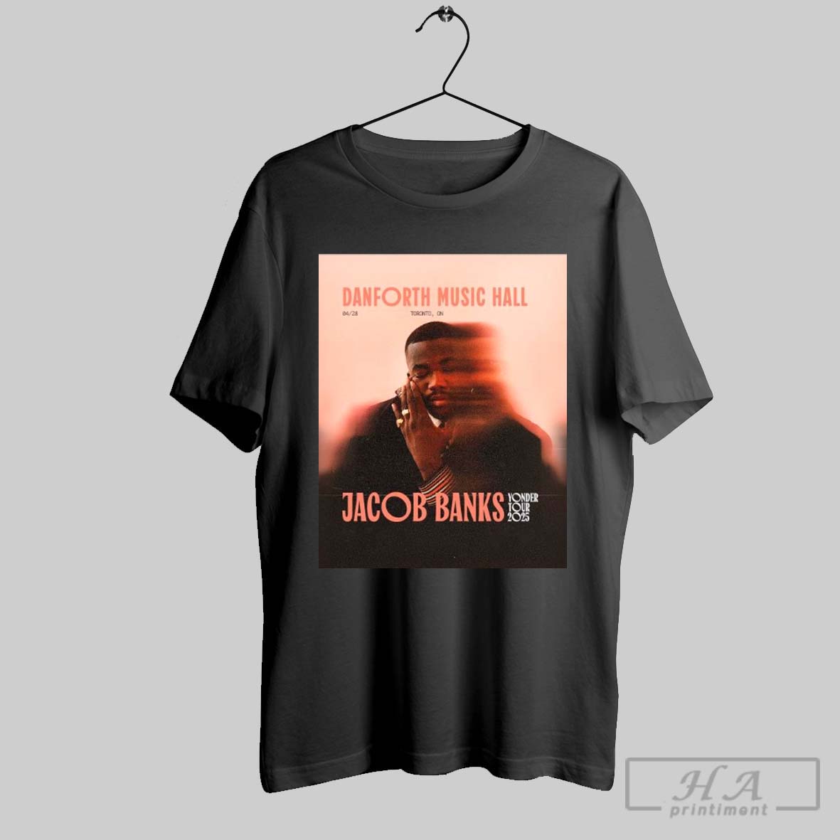 Official Danforth Music Hall Toronto On Jacob Banks Yonder Tour 2025 Shirt