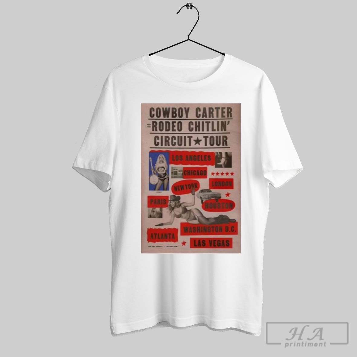 Official Cowboy Carter And The Rodeo Chitlin Circuit Poster Tour 2025 Shirt