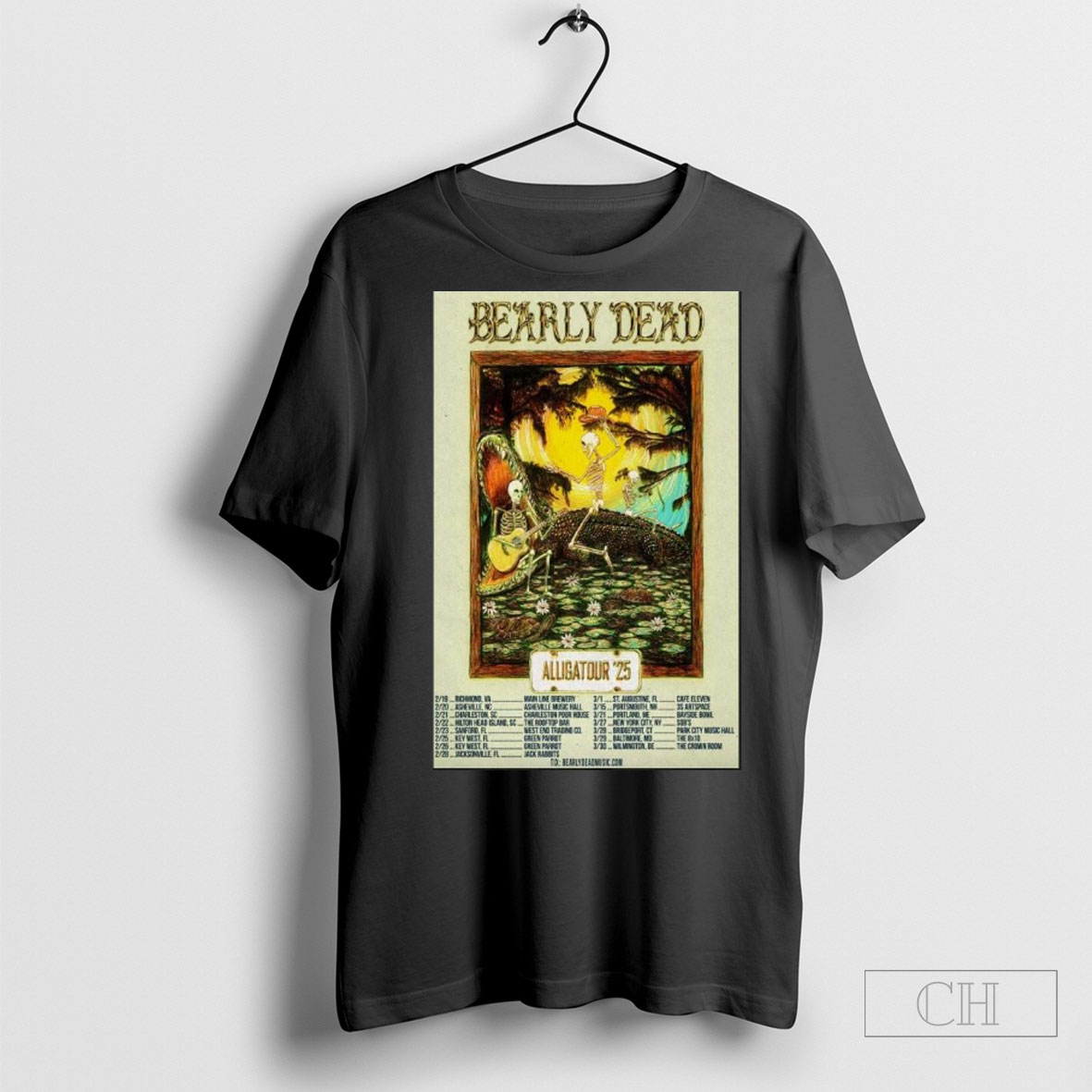 Official Bearly Dead Heading South To Florida Tour 2025 Poster ShirtShirt