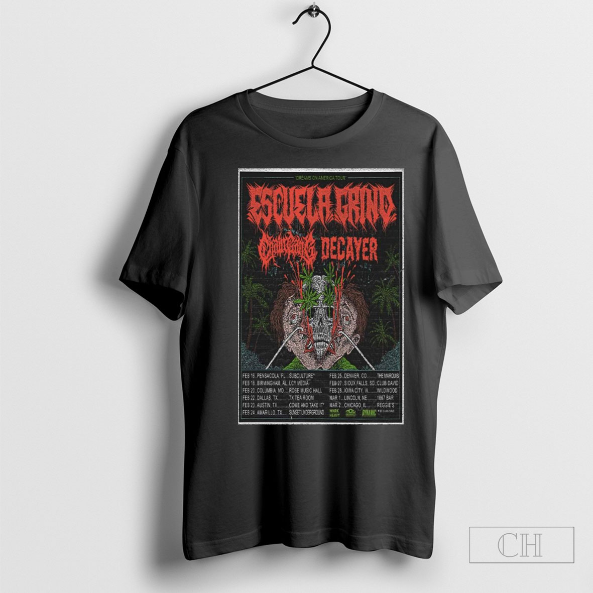 Offcial Scuela Grind Dreams On America Tour 2025 Shirt SweatshirtShirt