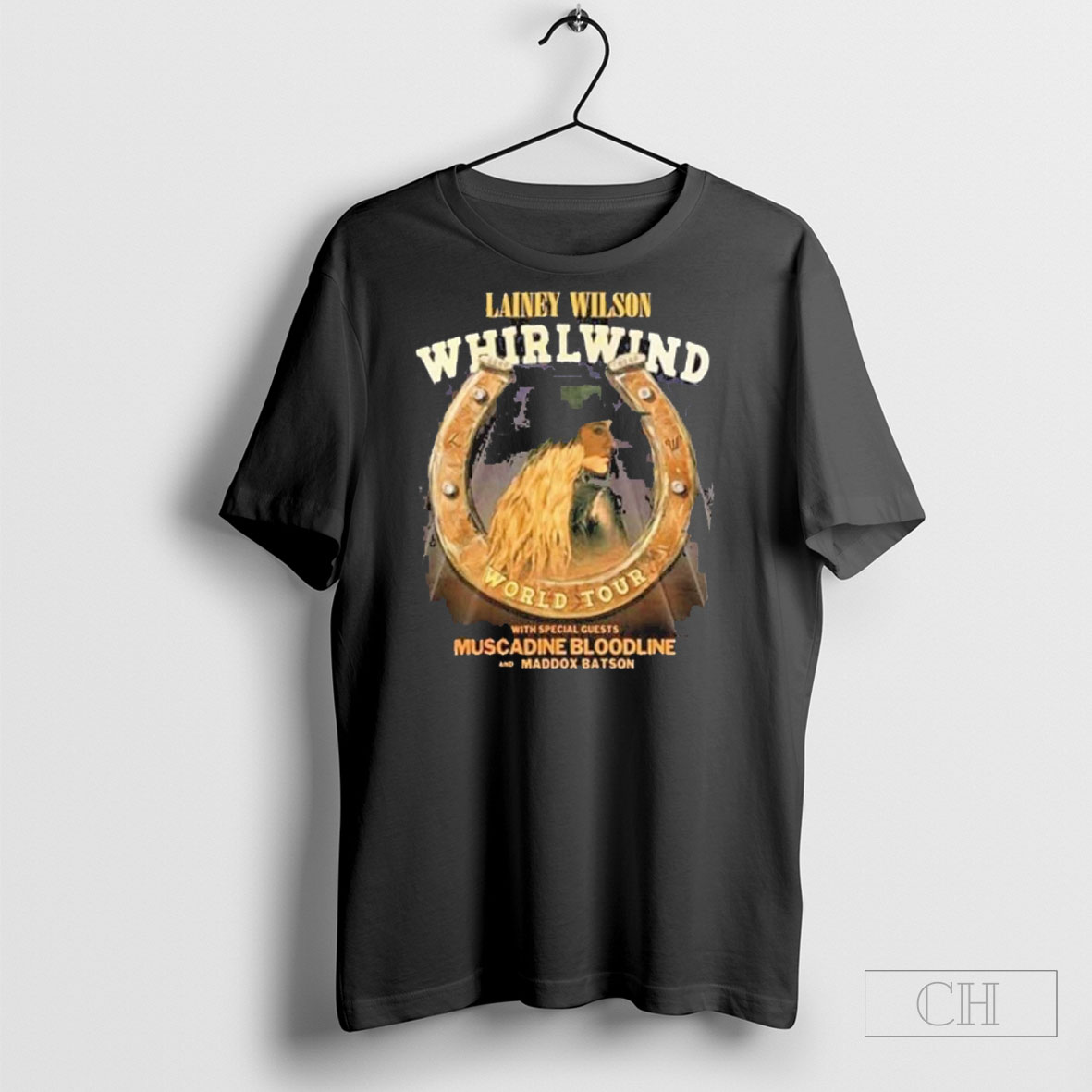 Lainey Wilson Whirlwind World Tour 2025 Official Concert Shirt