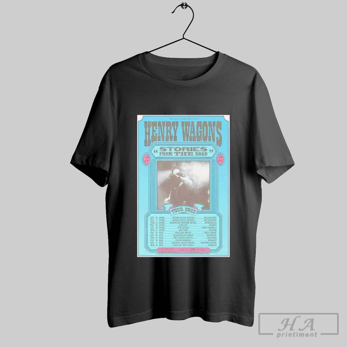 Henry Wagons Stories From The Road Tour 2025 Poster Shirt
