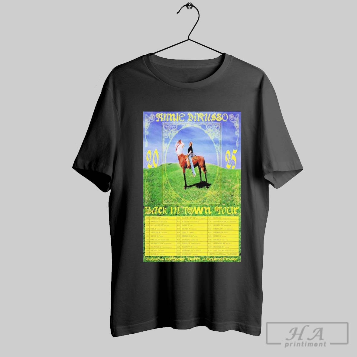 Annie Dirusso Back In Town Tour 2025 Dates Poster Shirt