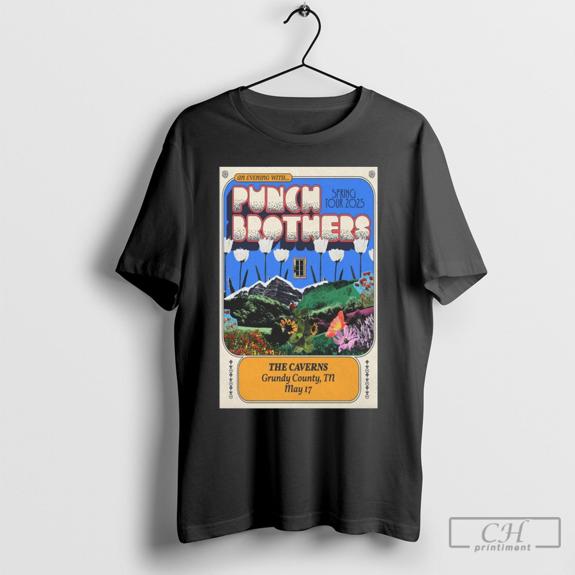 An Evening With Punch Brothers Spring Tour 2025 May 17 2025 Pelham Tn The Caverns Shirt Poster Ornaments