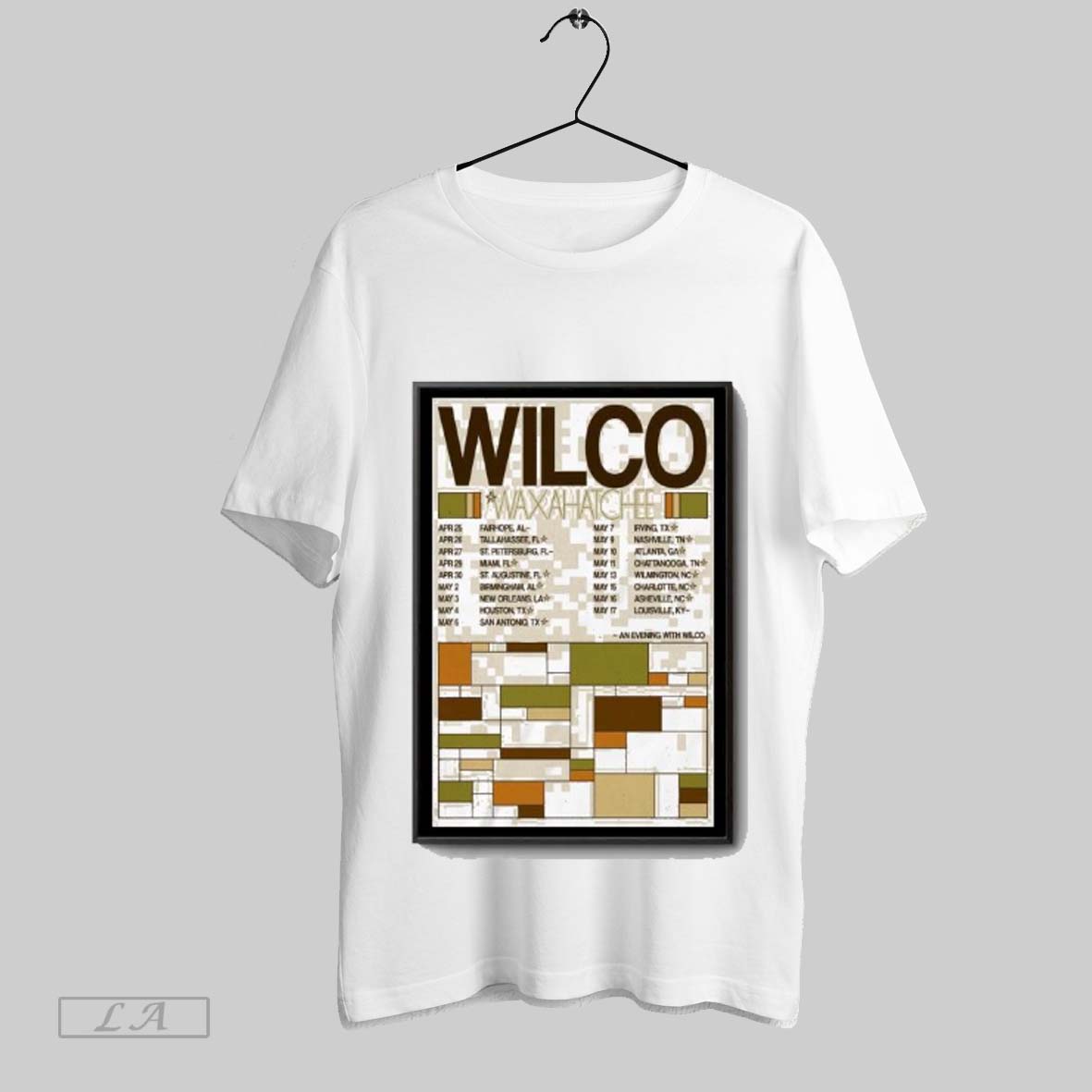 Wilco 2025 American South Tour Poster Shirt