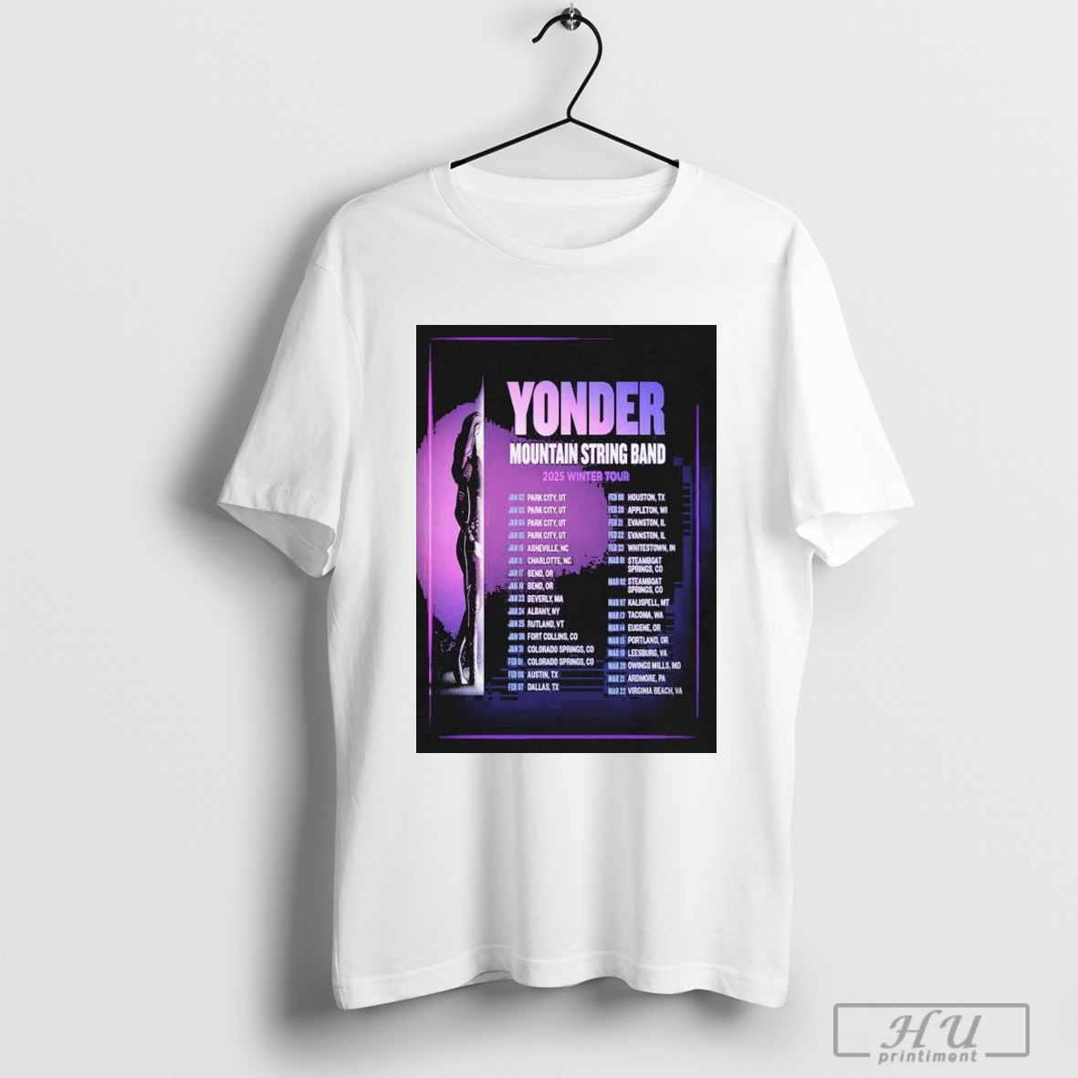 Yonder Mountain String Band Winter Tour 2025 Shirt