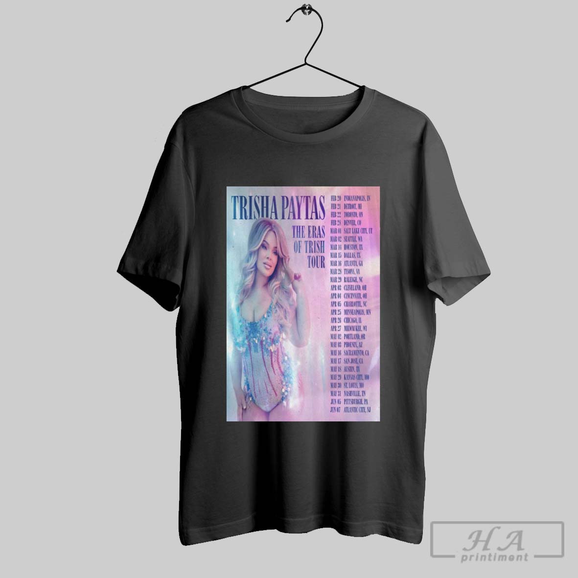 Trisha Paytas The Eras Of Trish Tour 2025 Poster Shirt