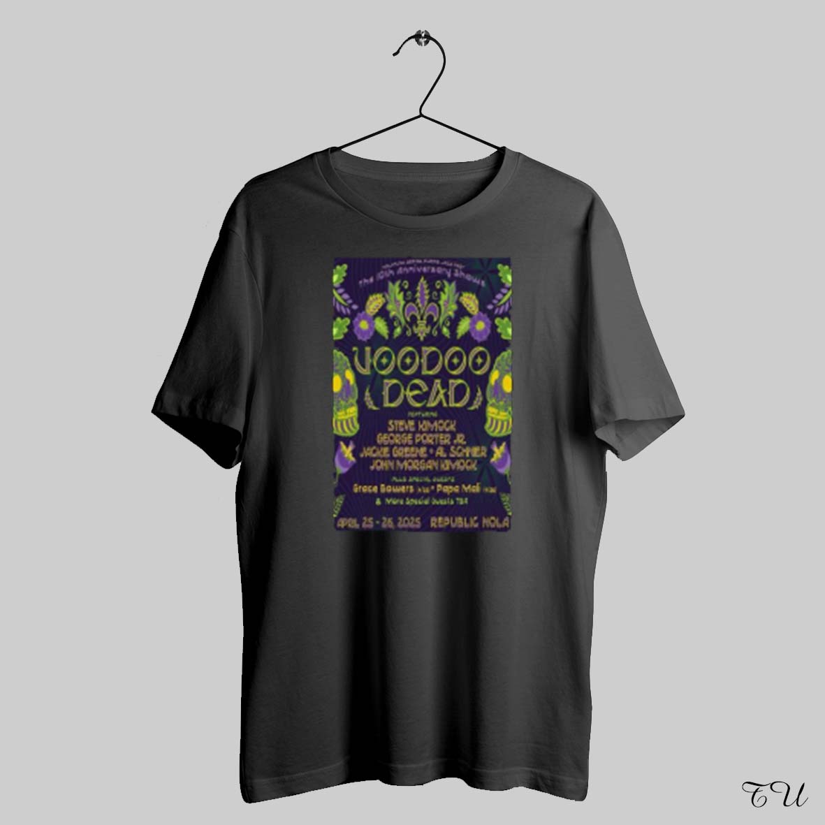 Voodoo Dead Republic Nola Orleans La Tour 2025 The 10Th Anniversary Shirt