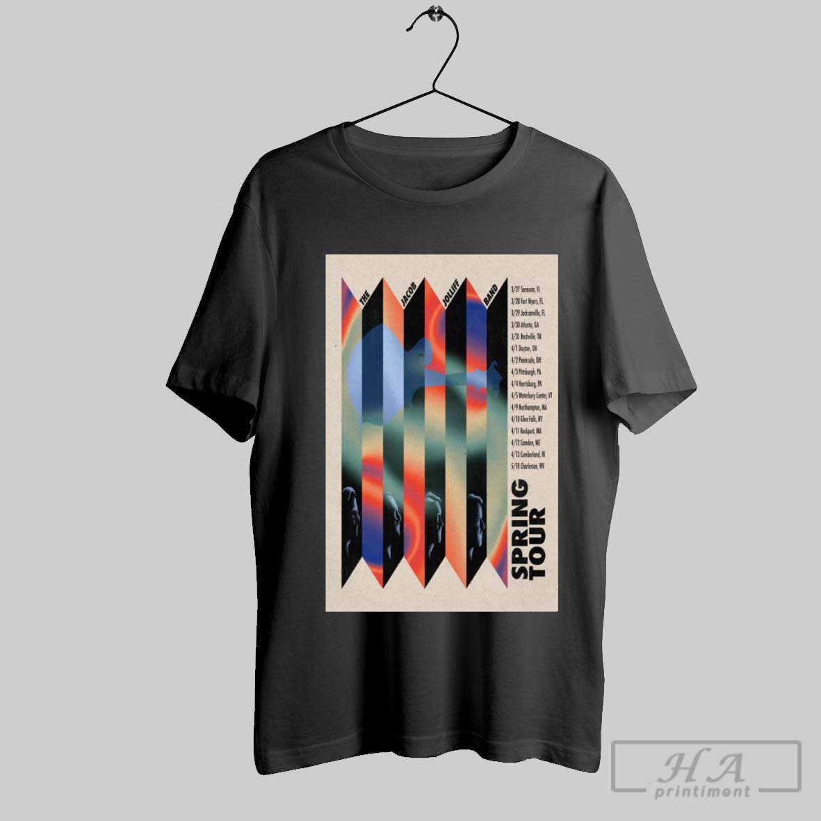 The Jacob Jolliff Band Spring Tour 2025 Poster Shirt