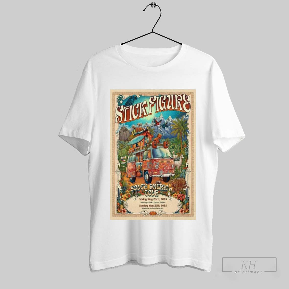 Stick Figure South America Tour May 23 25 2025 ShirtShirt