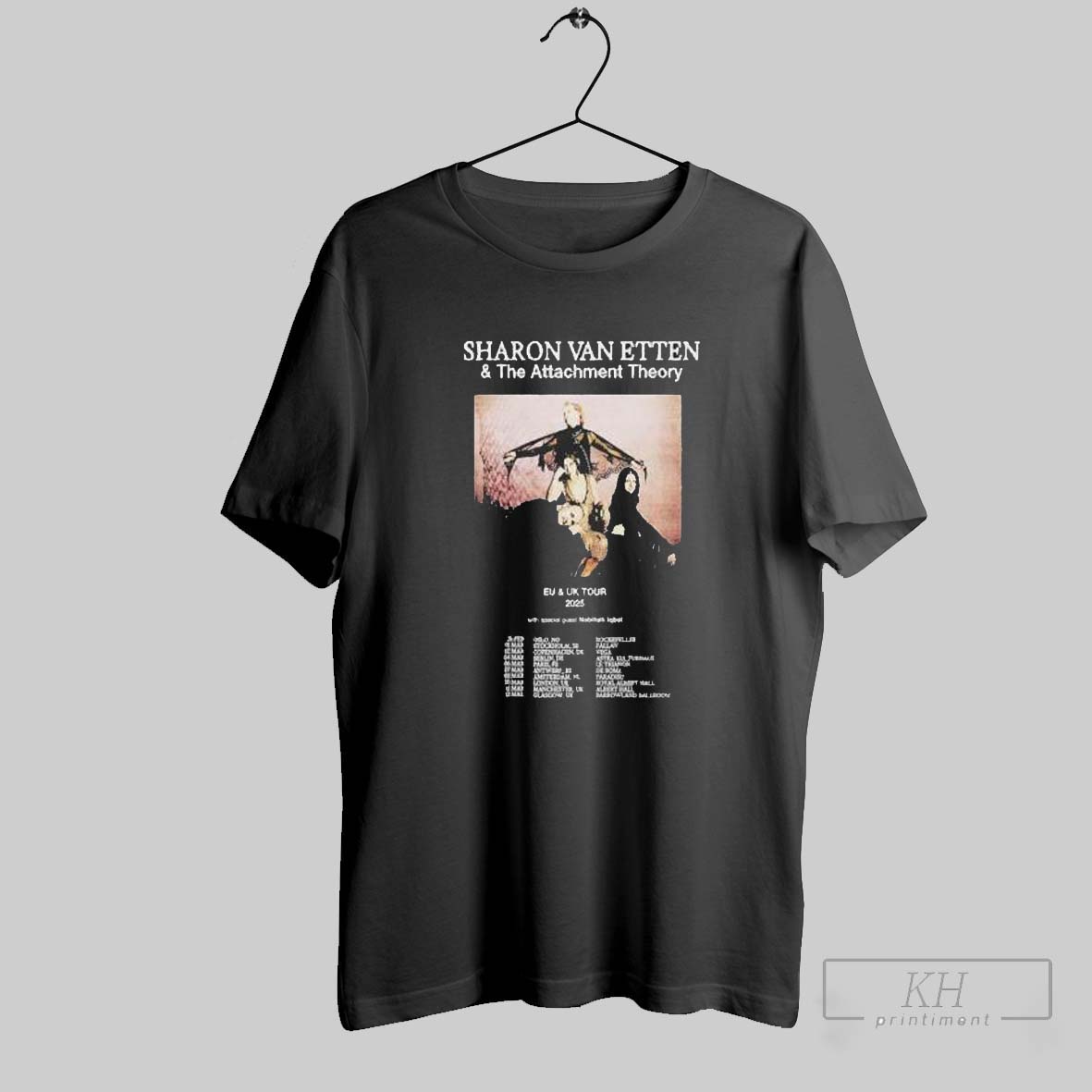 Official Sharon Van Etten Eu Uk Tour 2025 Poster Shirt Shirt Cutom Poster Coffee Mugs Ornaments