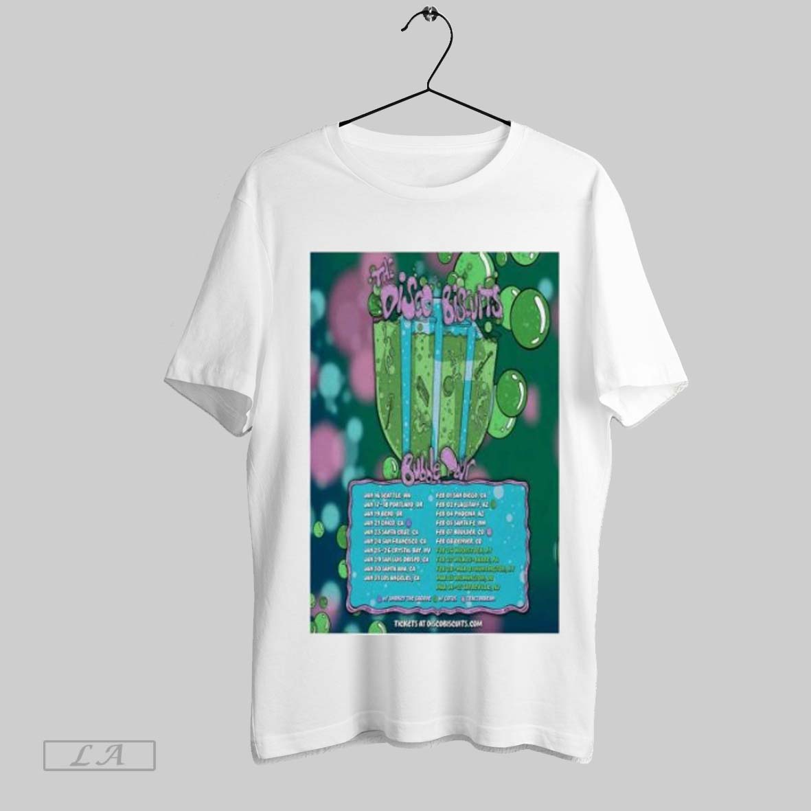 Official The Disco Biscuits Bubble Tour 2025 Poster Shirt