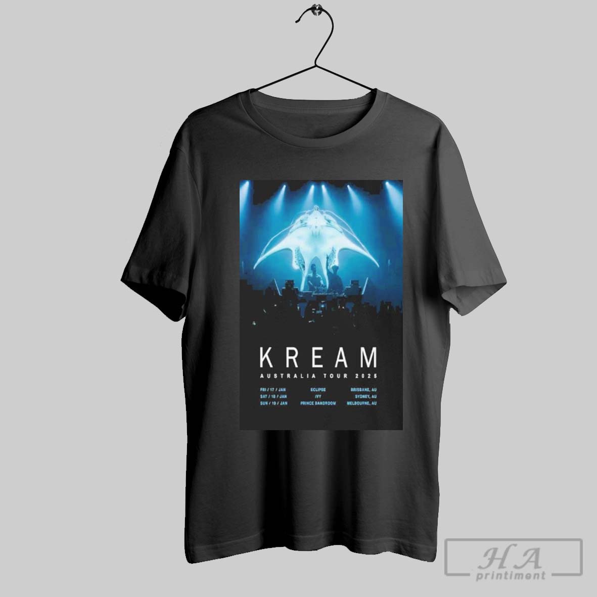 Original Australia Tour 2025 Kream Shirt