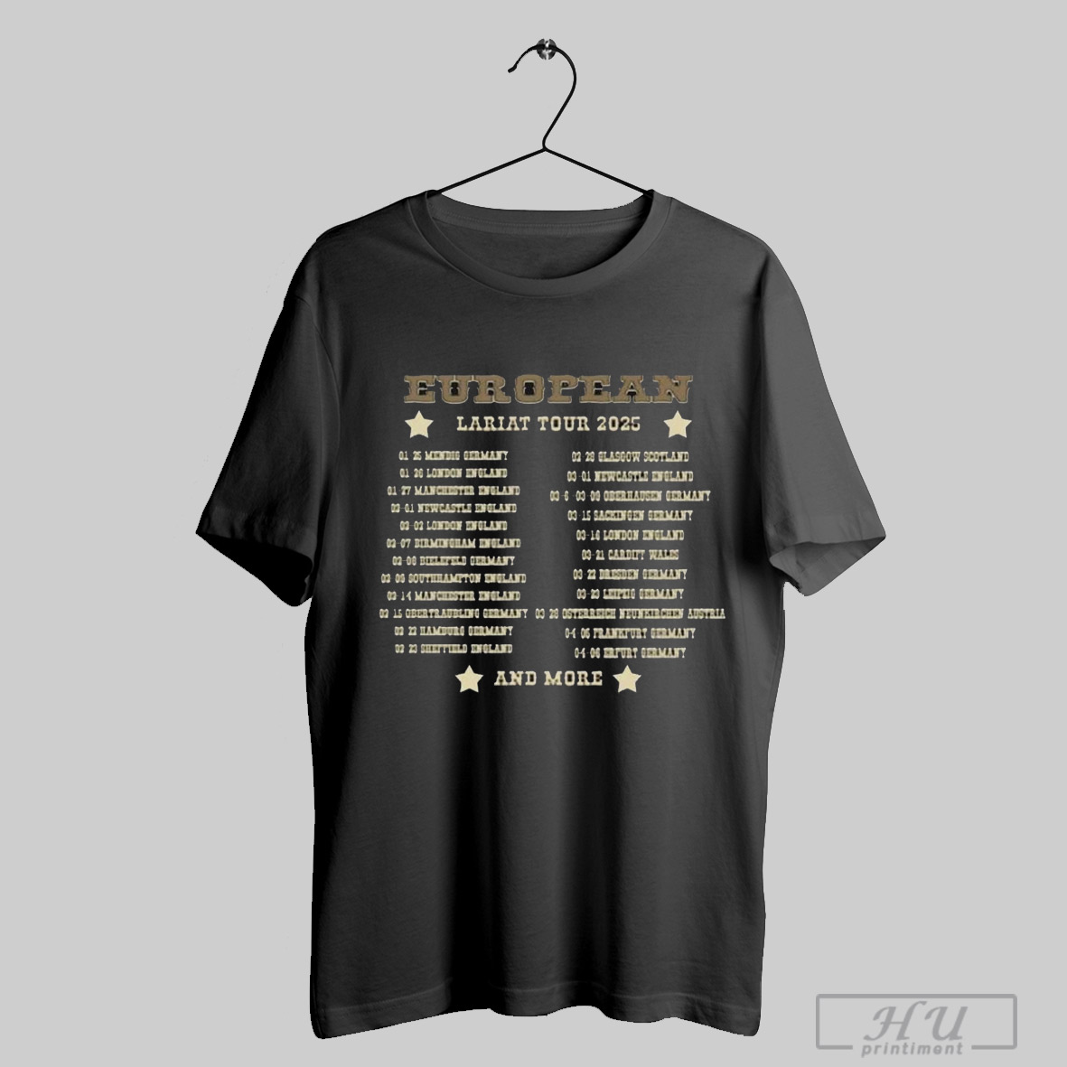 One Called Manders European Lariat Tour 2025 And More Shirt