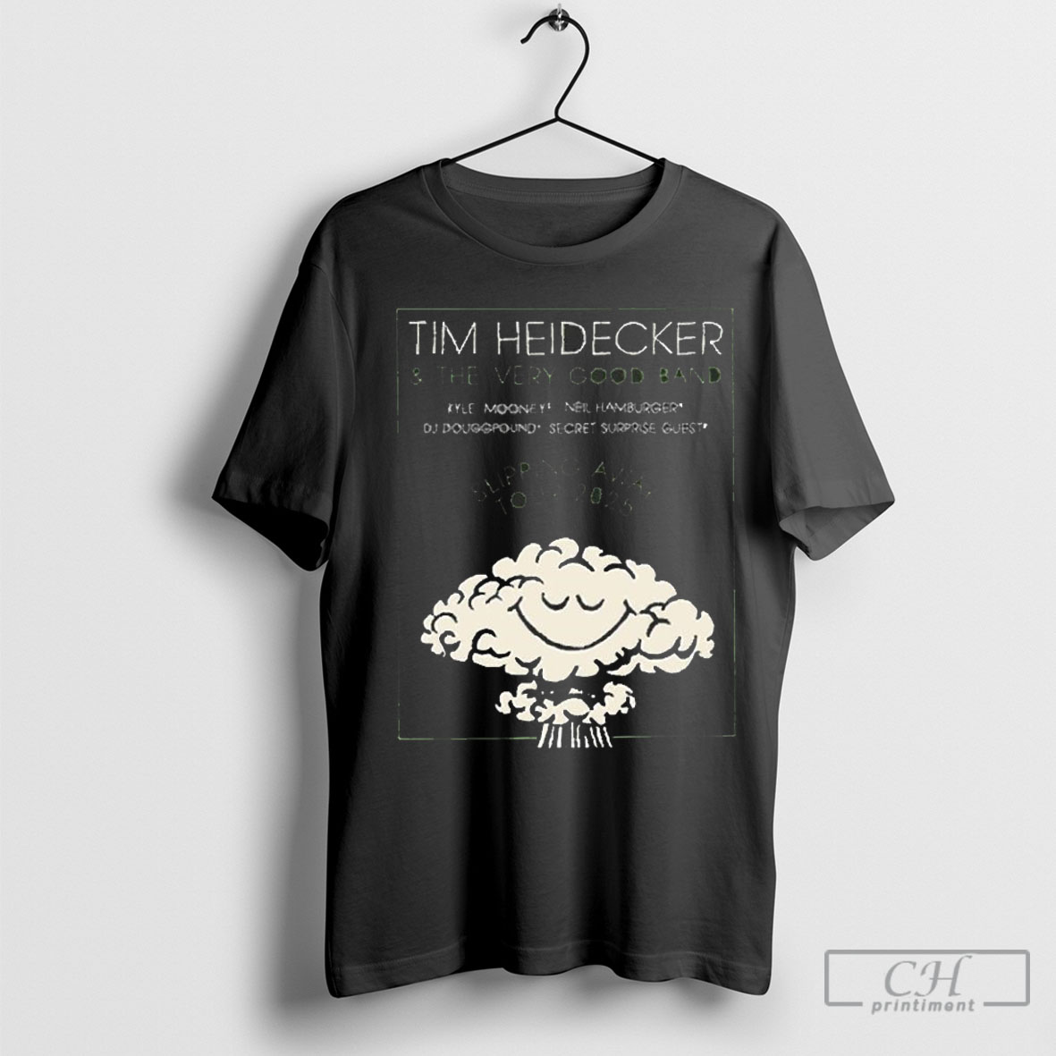 Official Tim Heidecker And The Very Good Band Slipping Away Tour 2025 Two Sides Shirt