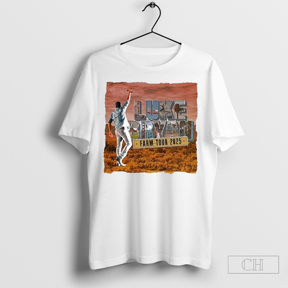 Official Luke Bryan In California Farm Tour 2025 Shirt