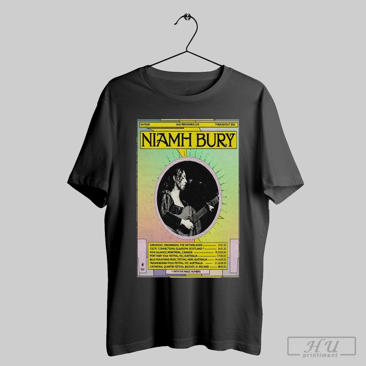 Niamh Bury Throughout Live On Tour 2025 Guitar Shirt
