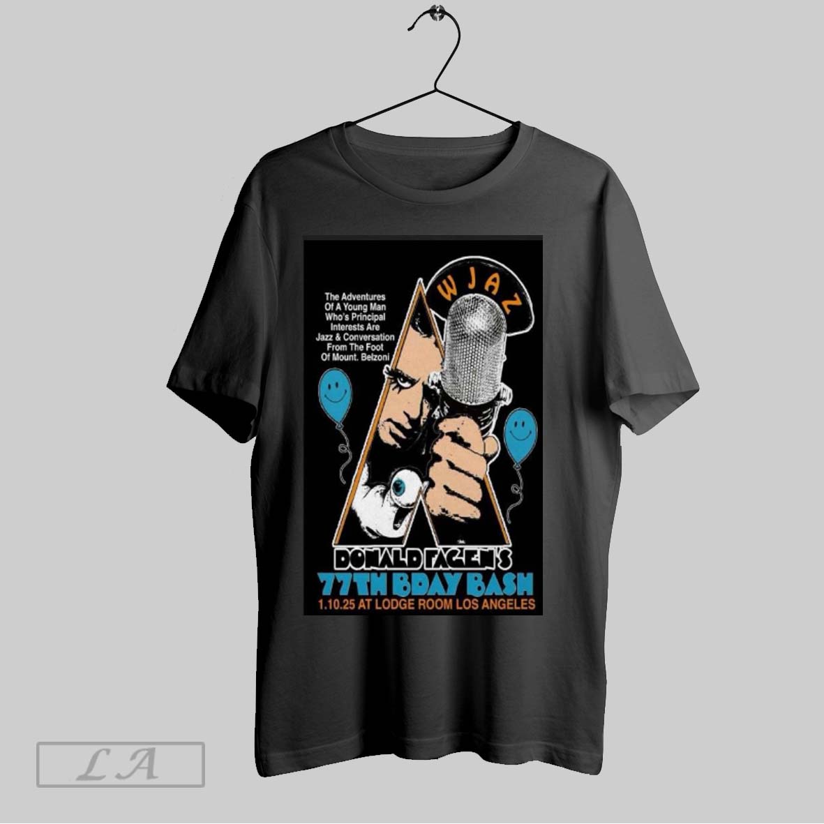 Official Donald Fagens 77Th Bday Bash Jan 10 2025 Lodge Room In Los Angeles Ca Tour Poster Shirt