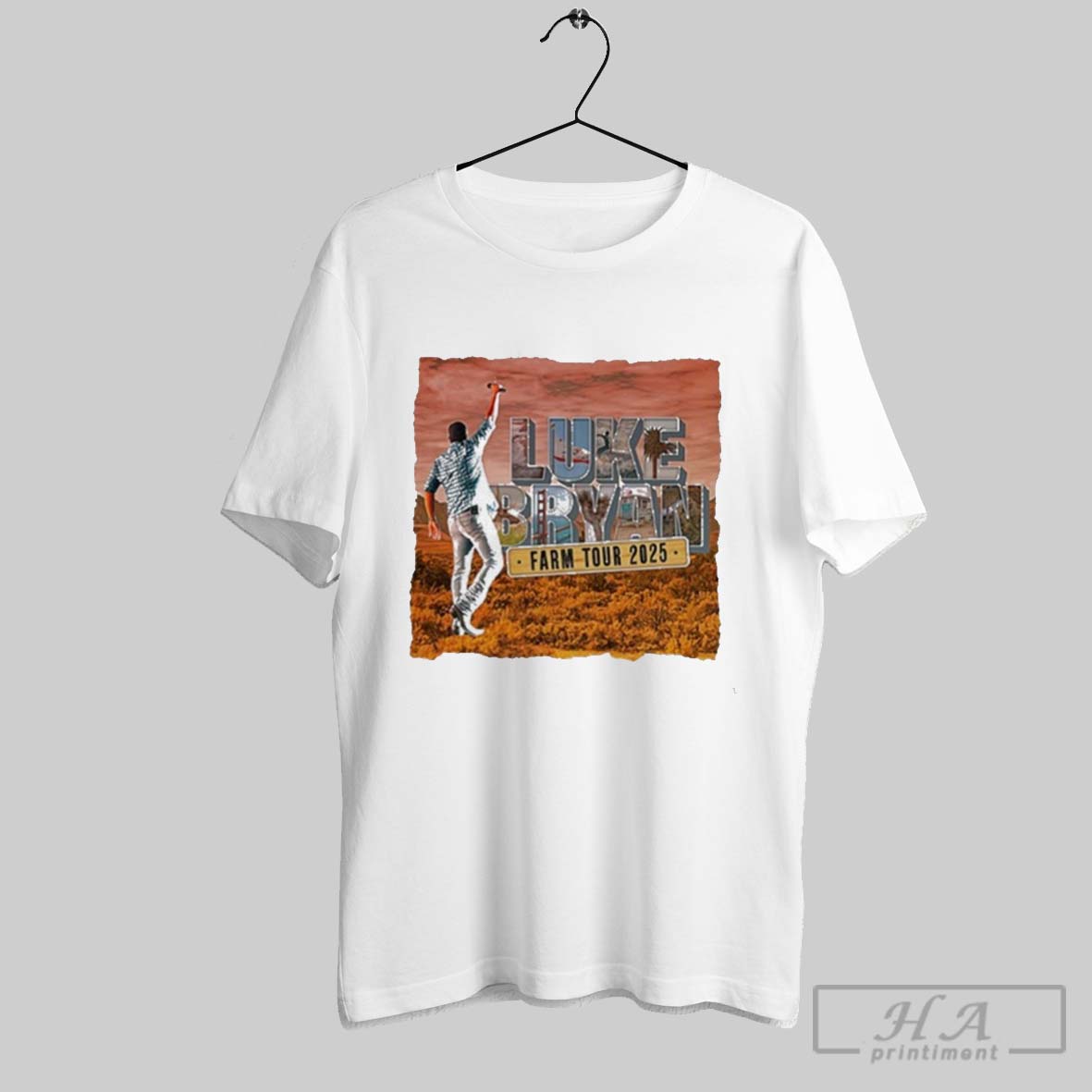 Luke Bryan May 2025 Farm Tour California Shirt