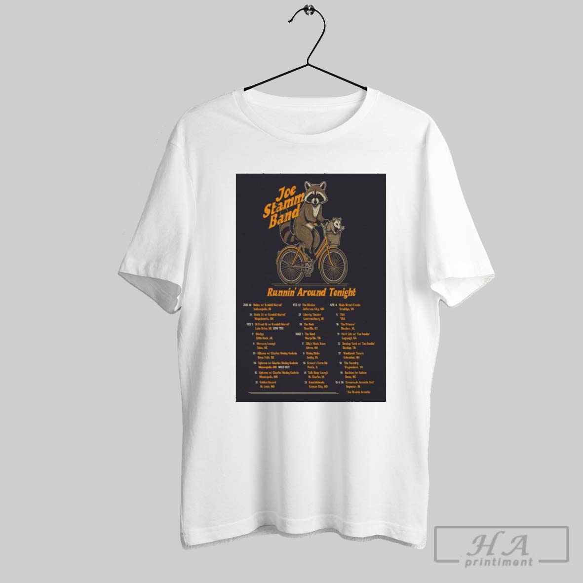 Joe Stamm Band Runnin Around Tonight Tour 2025 Poster Shirt