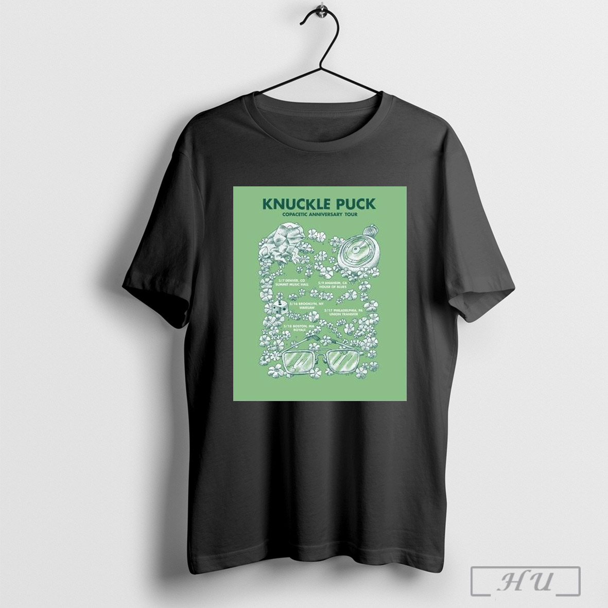 Knuckle Puck Copacetic Anniversary Tour 2025 Shows Shirt
