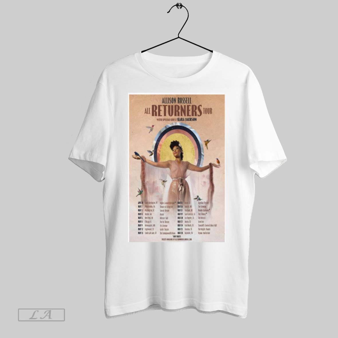 All Returners Tour 2025 Allison Russell Poster Shirt