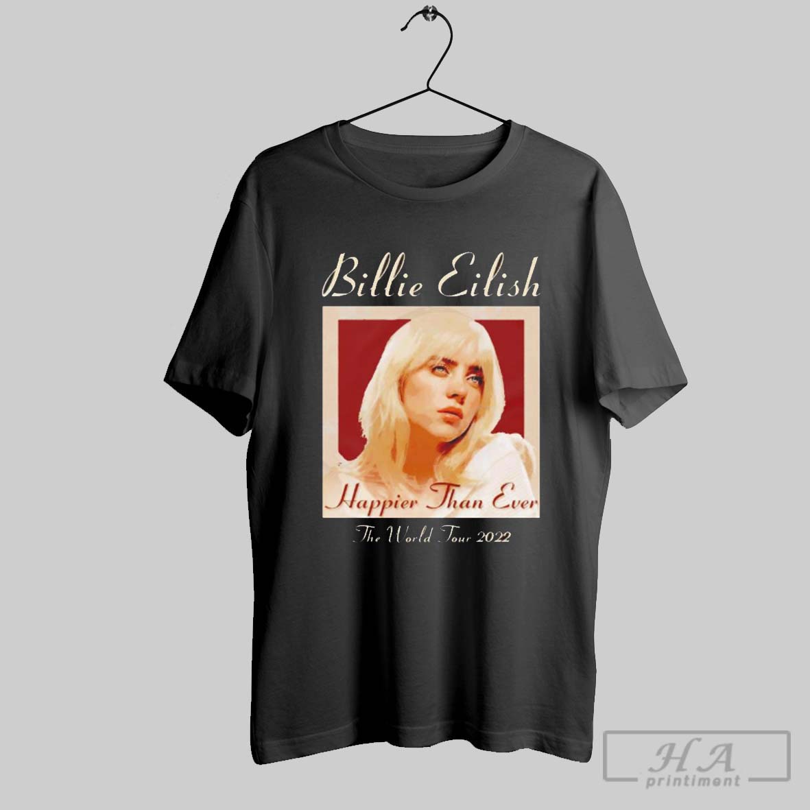 Billie Eilish Happier Than Ever The World Tour 2025 Graphic Shirt