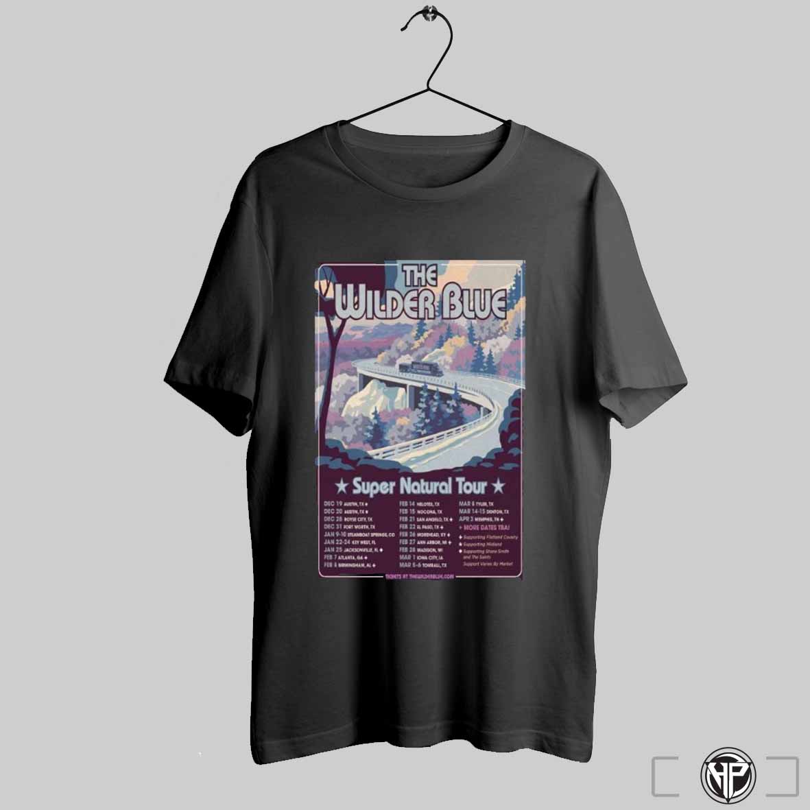 The Wilder Blue Super Natural Tour 2025 Shirt Trendy Sweatshirt