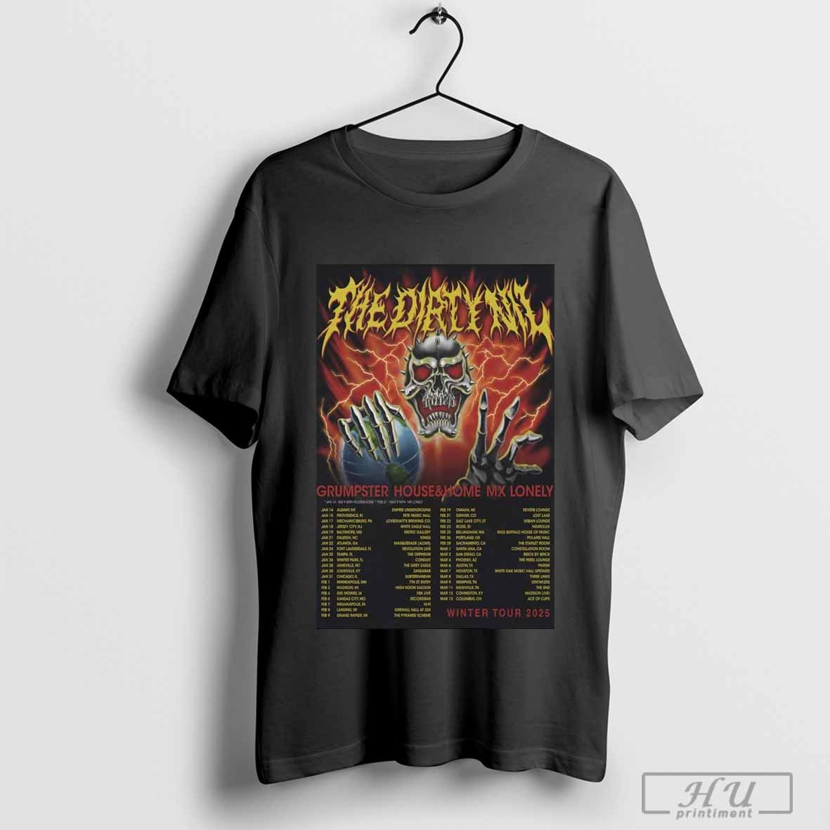 The Dirty Nil Winter Tour 2025 Poster Shirt