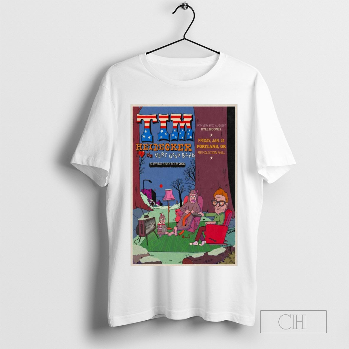Official Tim Heidecker Jan 24 2025 Revolution Hall In Portland Or Tour Poster Shirt Sweater