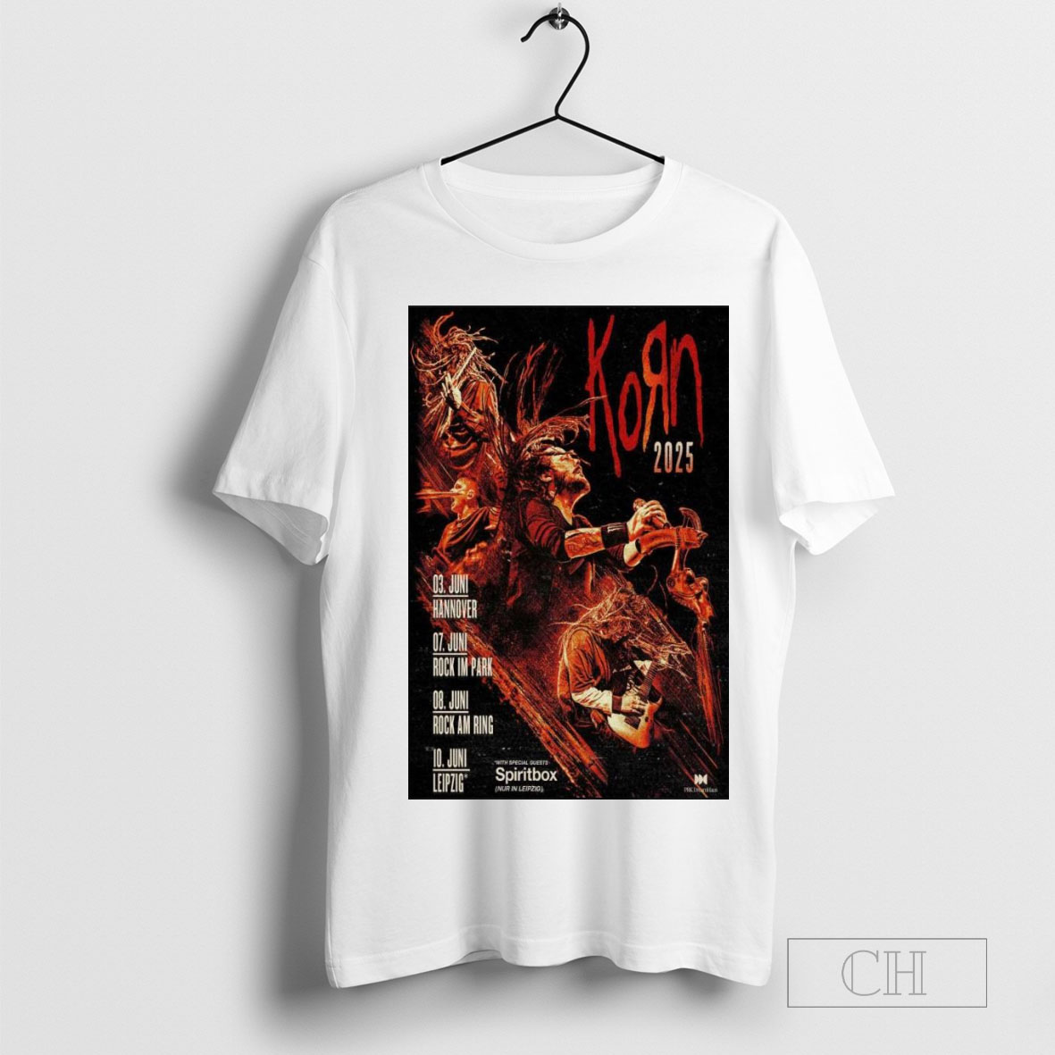 Official Korn Tour 2025 Posterkorn Tour 2025 Poster Shirt Sweater