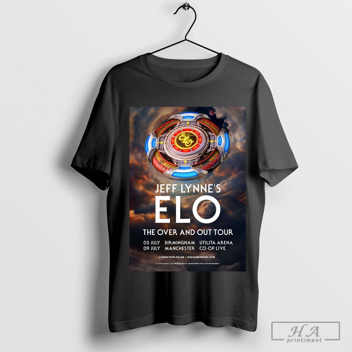 Jeff Lynnes Elo Announces Final Goodbye With The Over And Out Tour 2025 Shirt