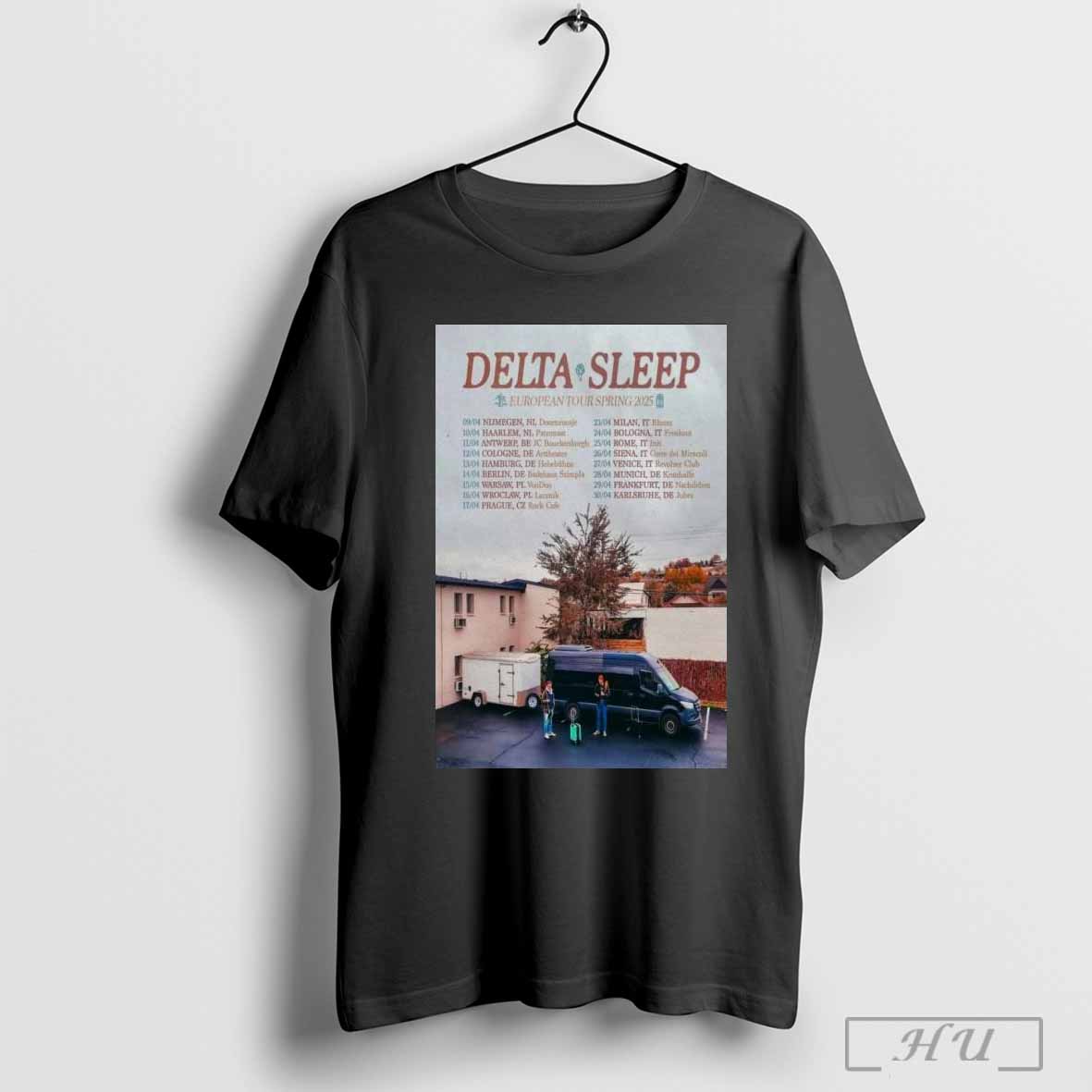 Delta Sleep European Tour Spring 2025 Shirt Cutom Poster Coffee Mugs Ornament